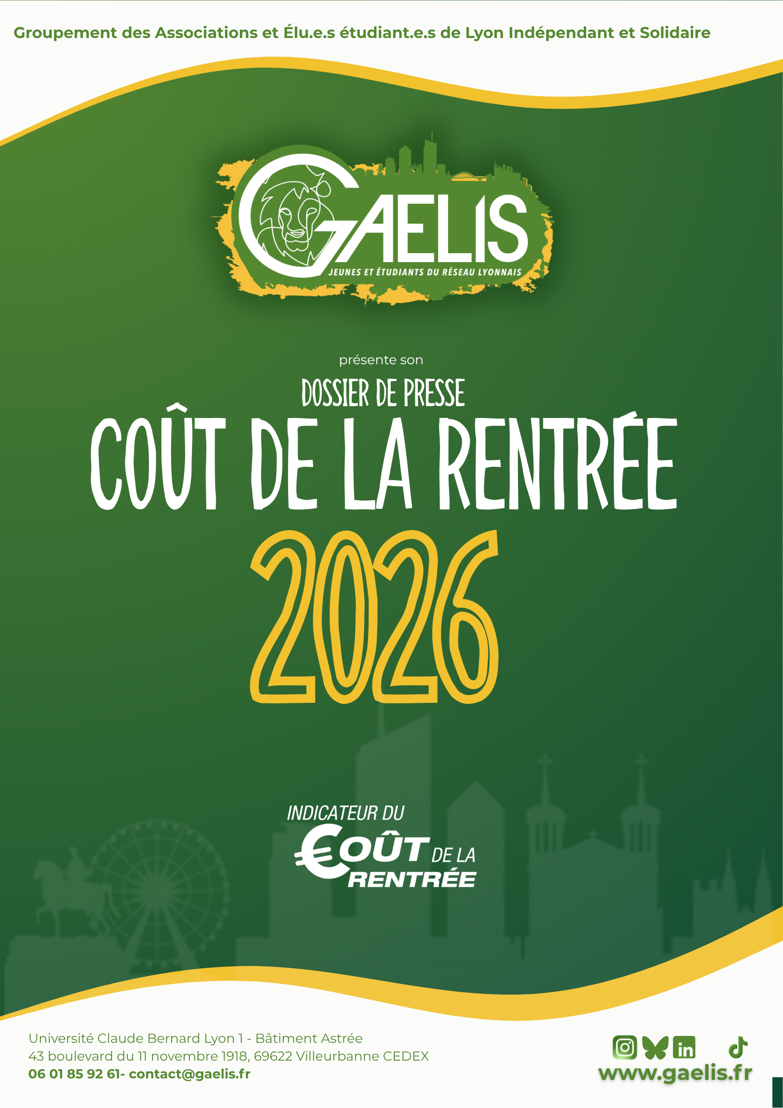 ICDR 2026 - Page de garde Page de garde - Indicateur du coût de la rentrée 2026